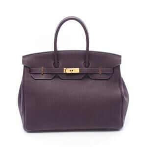 Hermes Birkin 35 Handbag, Leather, Togo Women's, Purple